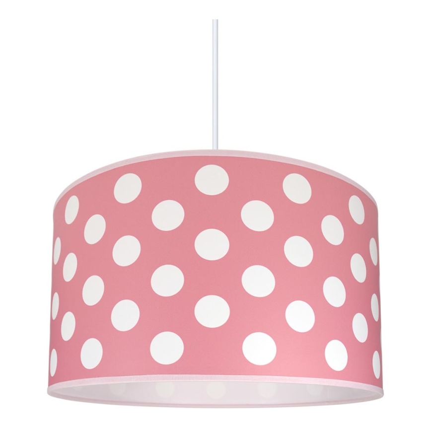 Dětský lustr DOTS PINK 1xE27/60W/230V