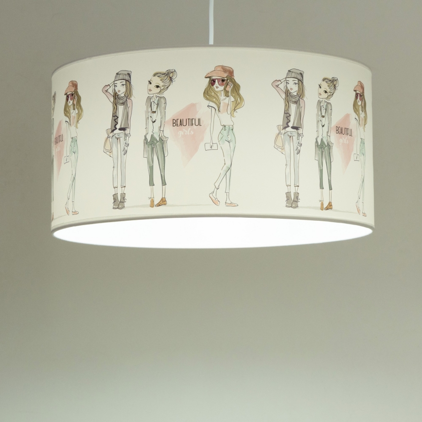Dětský lustr GIRLS VIBES 1xE27/60W/230V pr. 40 cm dívky