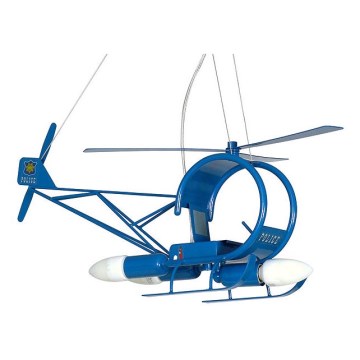 Dětský lustr Helikoptéra 3xE14/60W modrá Dětský lustr Helikoptéra 3xE14/60W modrá