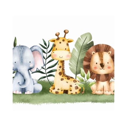 Dětský lustr KIDS ROOM 1xE27/60W/230V pr. 40 cm džungle