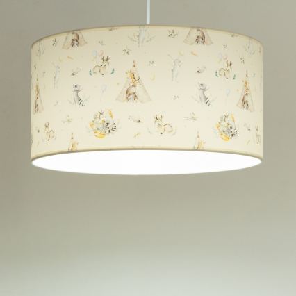 Dětský lustr KIDS ROOM 1xE27/60W/230V pr. 40 cm zvířátka