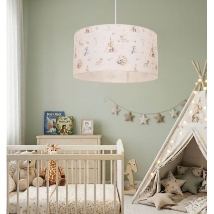 Dětský lustr KIDS ROOM 1xE27/60W/230V pr. 40 cm zvířátka