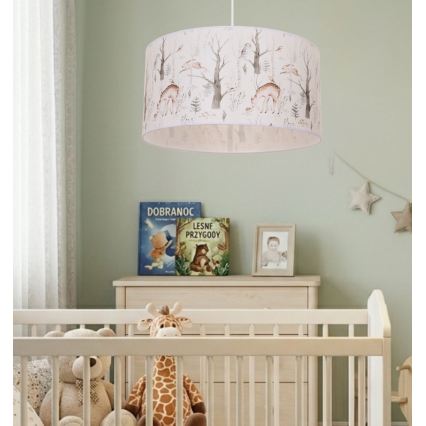 Dětský lustr KIDS ROOM 1xE27/60W/230V pr. 40 cm zvířátka