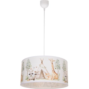 Dětský lustr KIDS ROOM 1xE27/60W/230V pr. 40 cm zvířátka