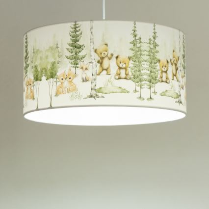 Dětský lustr KIDS ROOM 1xE27/60W/230V pr. 40 cm zvířátka