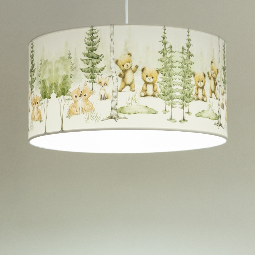 Dětský lustr KIDS ROOM 1xE27/60W/230V pr. 40 cm zvířátka