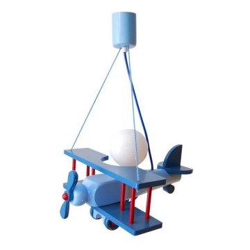 Dětský lustr LETADLO 1xE27/60W/230V