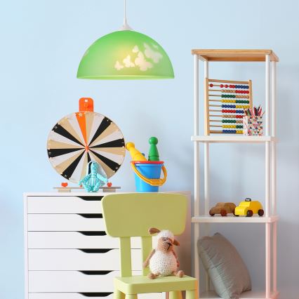 Dětský lustr na lanku 1xE27/60W/230V