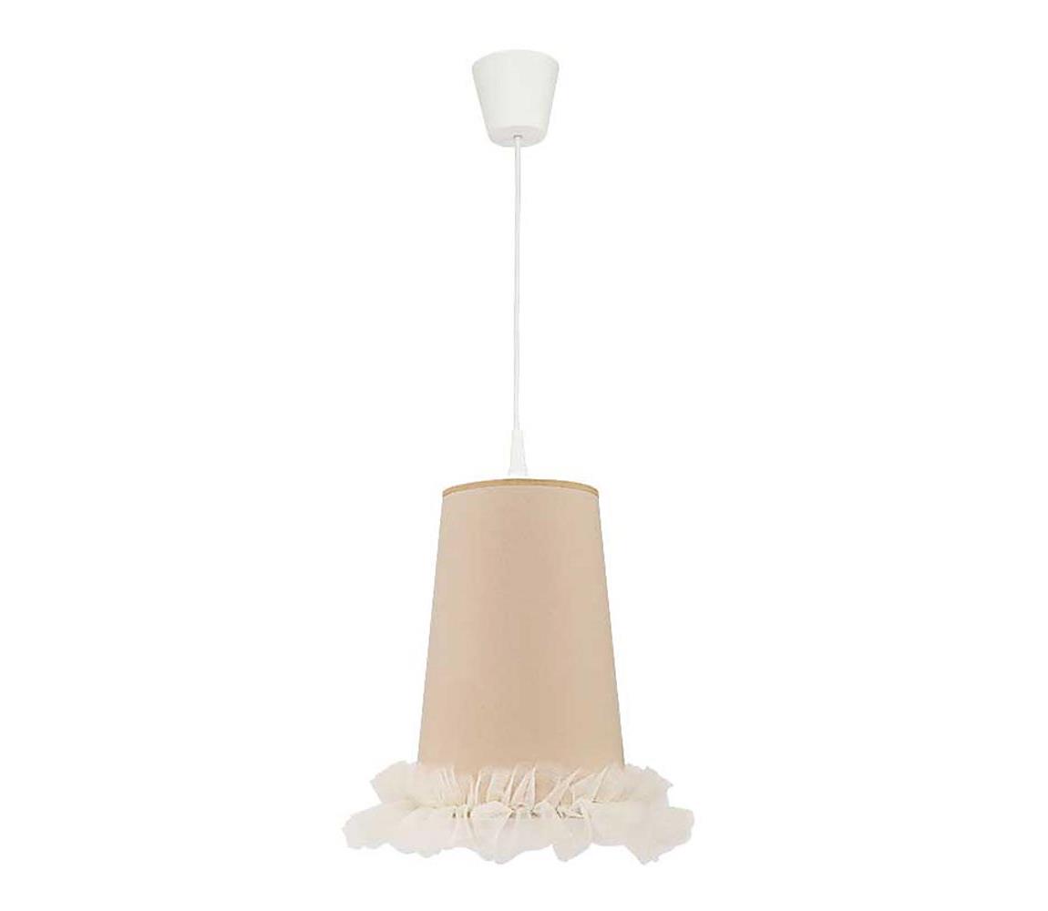 Duolla Dětský lustr na lanku BALLET 1xE27/40W/230V béžová DU7226