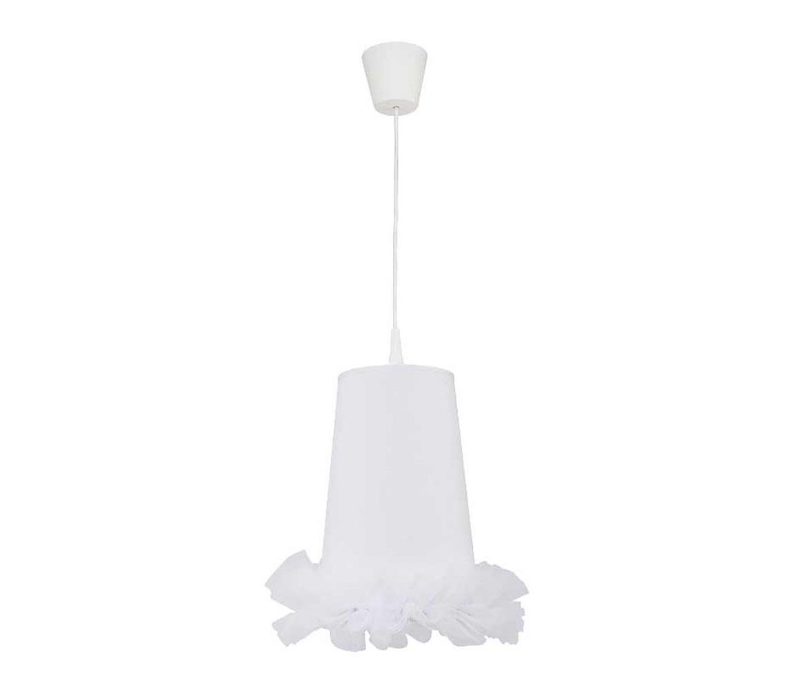 Duolla Dětský lustr na lanku BALLET 1xE27/40W/230V bílá DU7230