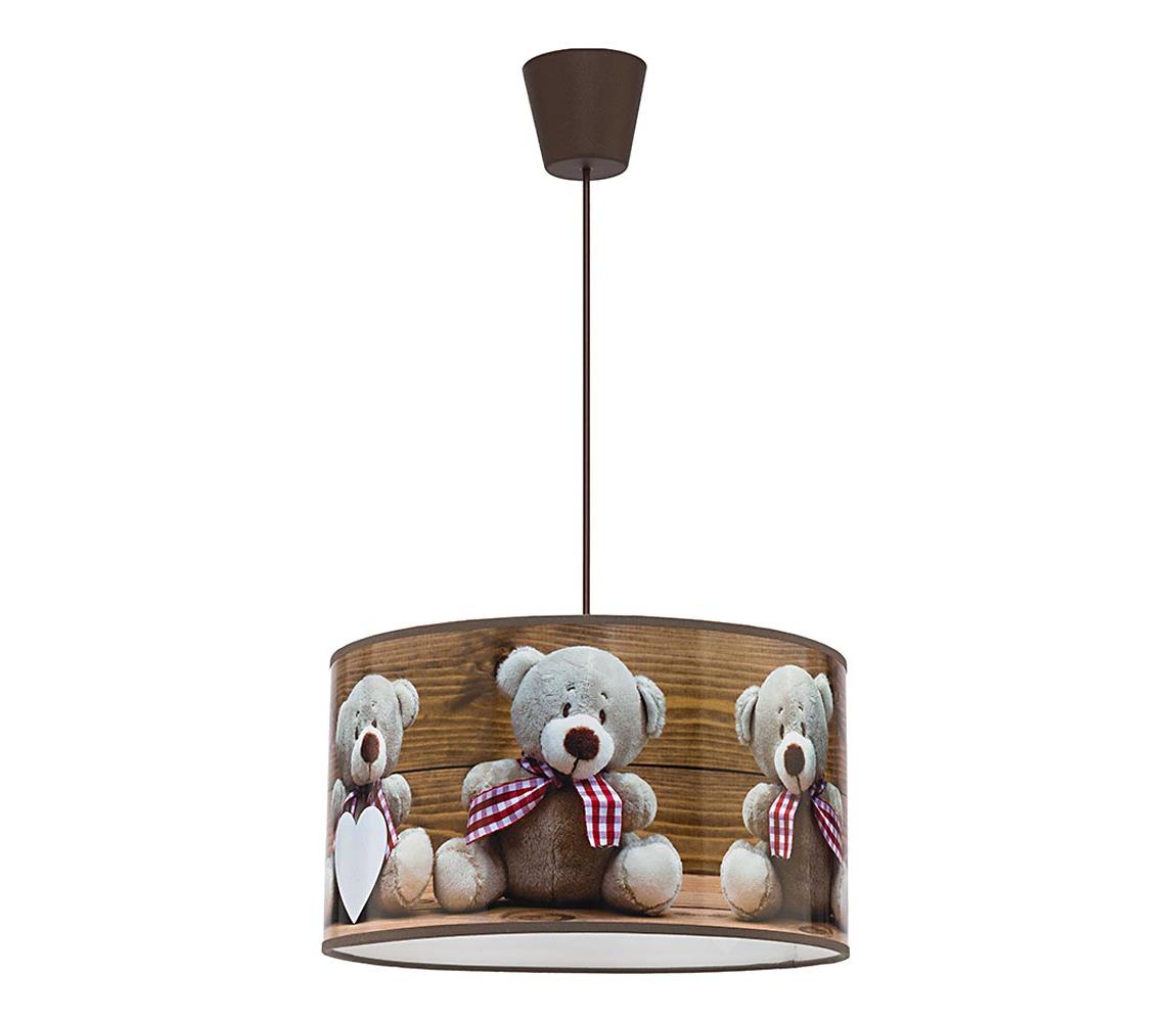 Duolla Dětský lustr na lanku BEARS 1xE27/40W/230V DU7107