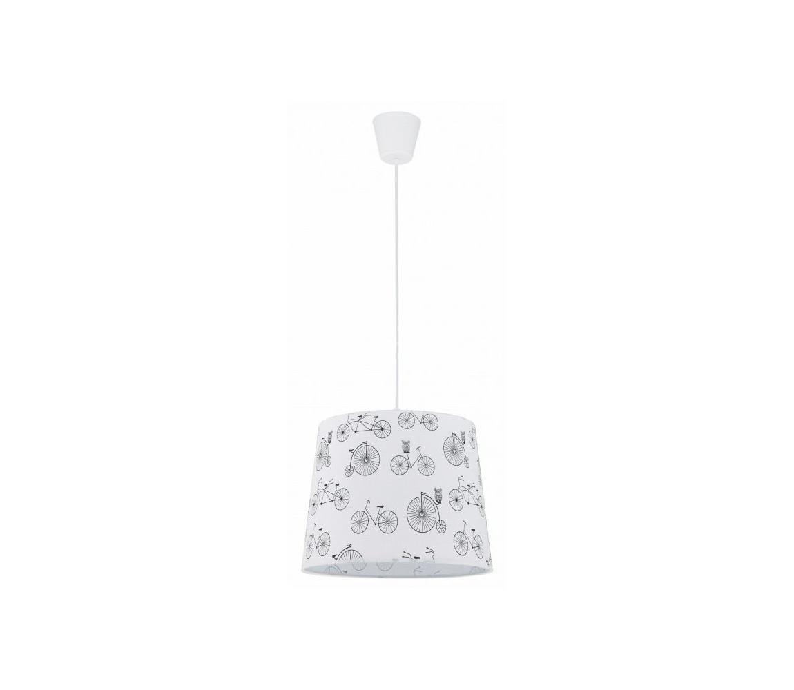 TK Lighting Dětský lustr na lanku KIDS 1xE27/60W/230V kola TK1898