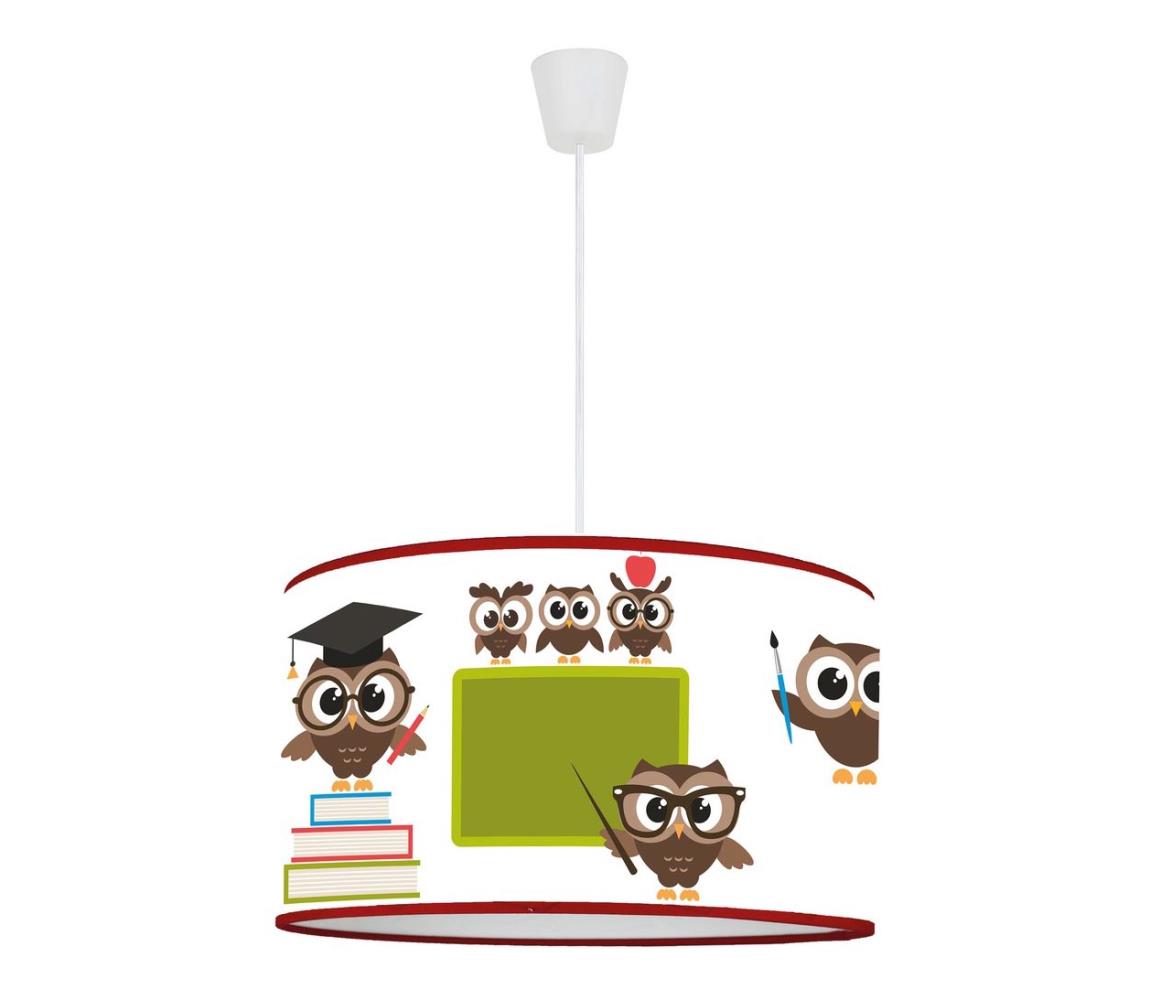 Duolla Dětský lustr na lanku OWLS MULTI 1xE27/15W/230V DU89637