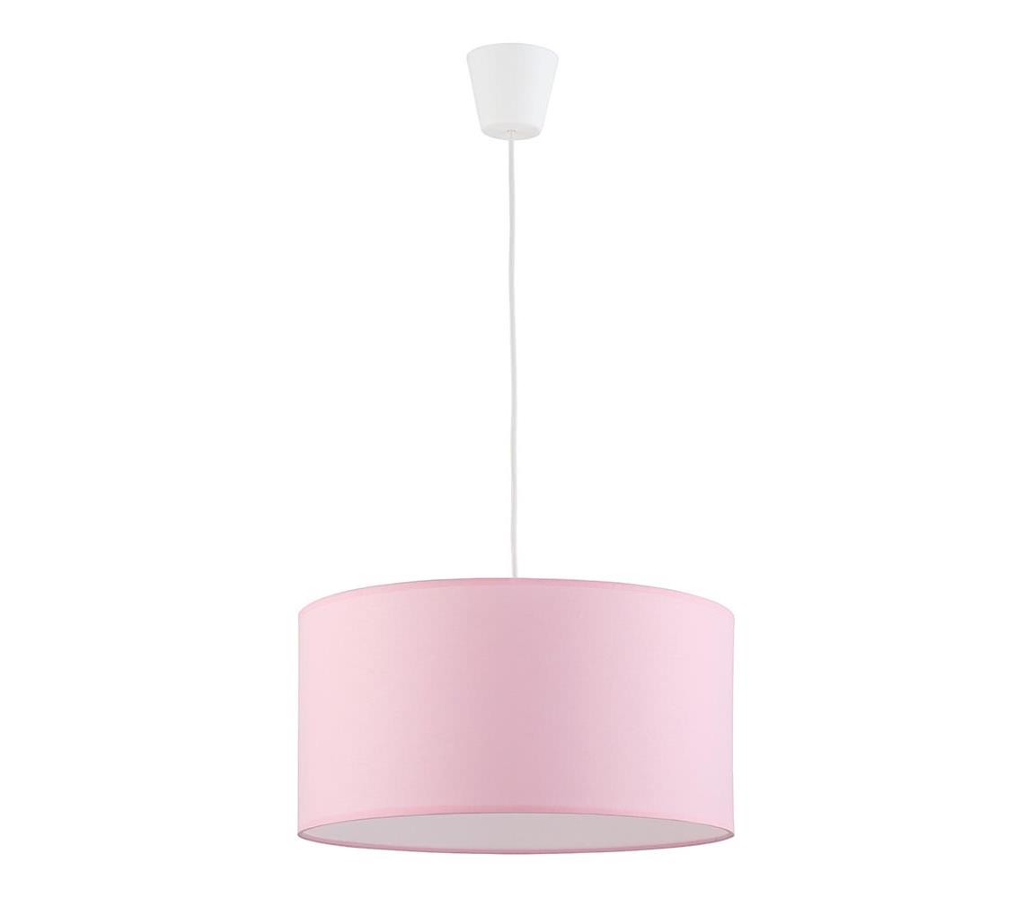 TK Lighting Dětský lustr na lanku RONDO KIDS 1xE27/15W/230V růžová TK3231
