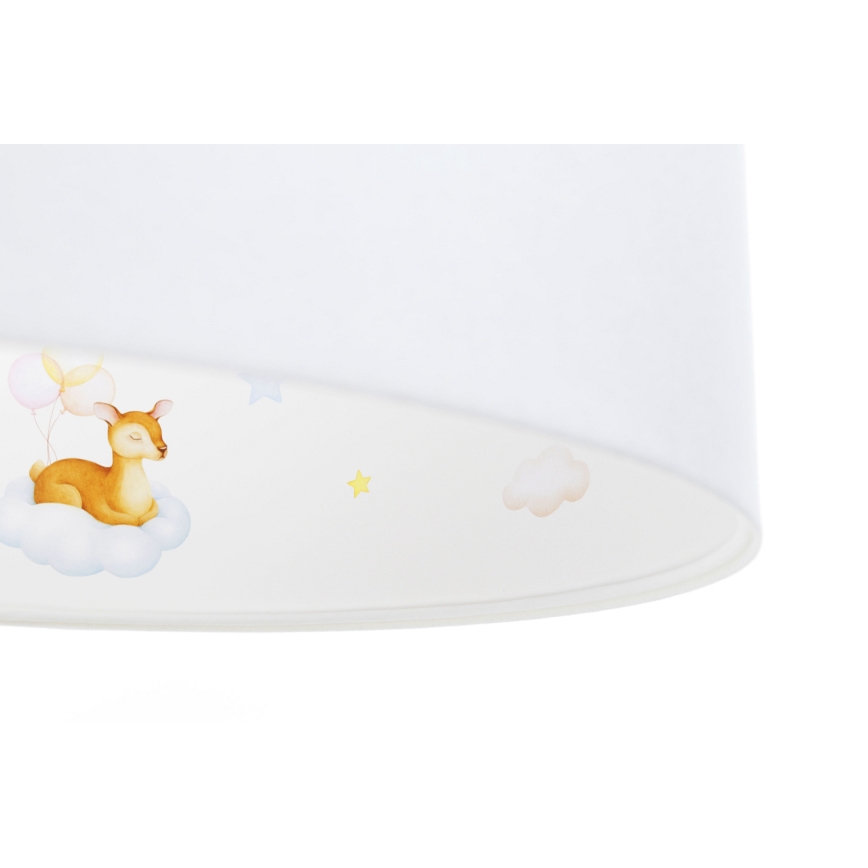 Dětský lustr na lanku SWEET DREAMS 1xE27/60W/230V pr. 30 cm