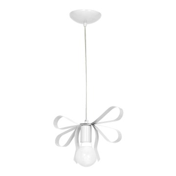 Dětský lustr NELA 1xE27/60W/230V bílá