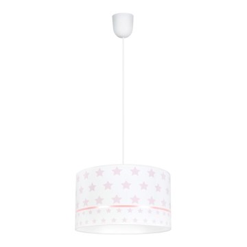 Dětský lustr PIKKI 1xE27/60W/230V růžová