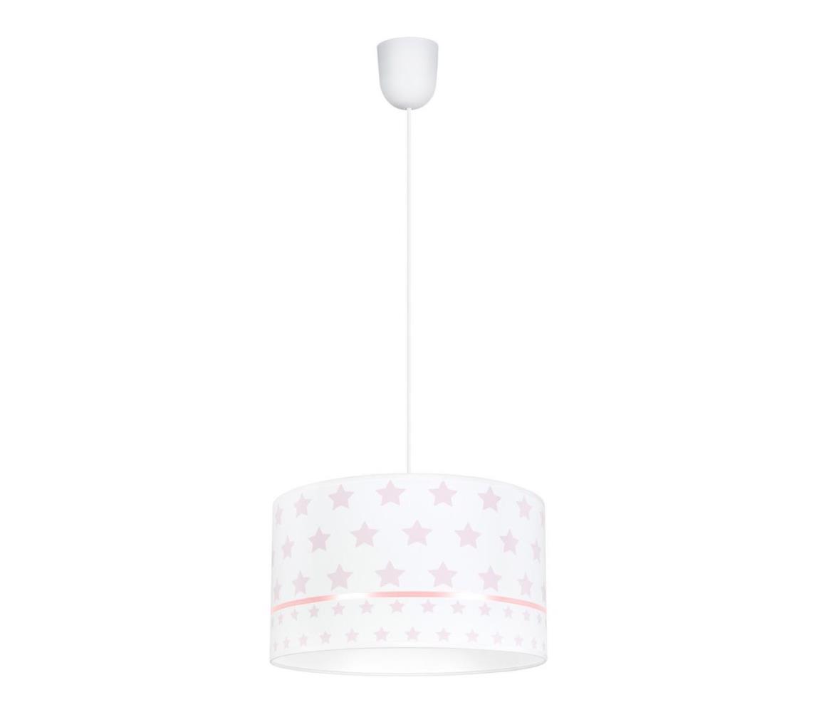 Belis Dětský lustr PIKKI 1xE27/60W/230V růžová BE0611
