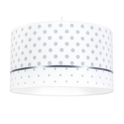 Dětský lustr PIKKI 1xE27/60W/230V šedá