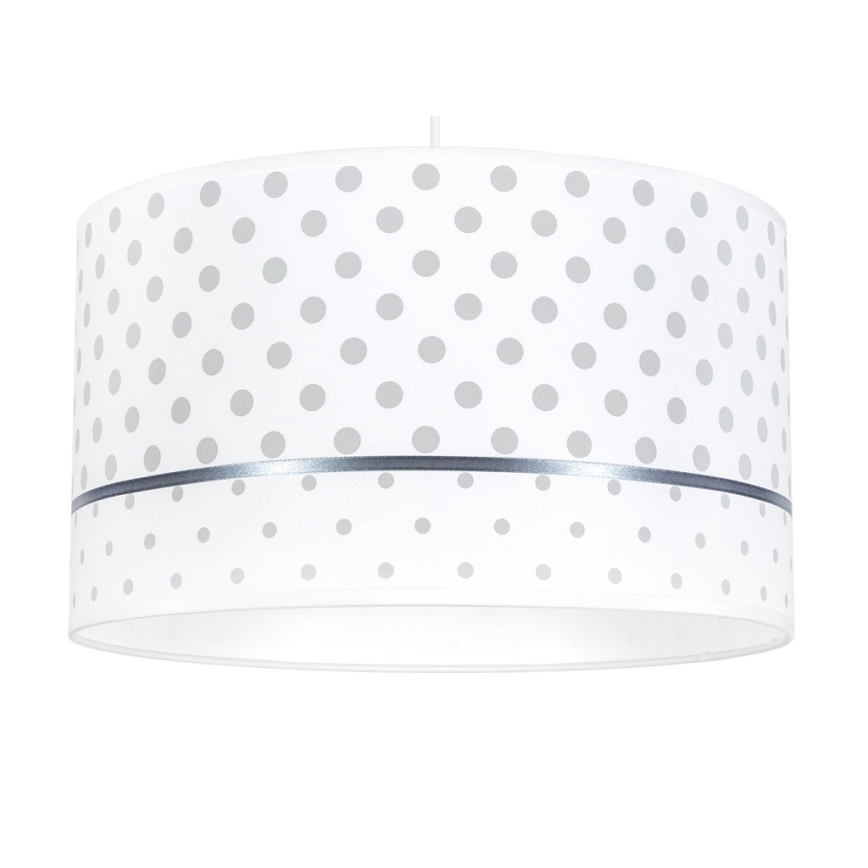 Dětský lustr PIKKI 1xE27/60W/230V šedá