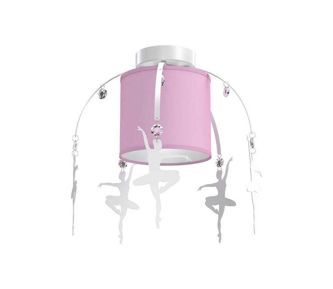 Milagro Dětský přisazený lustr BALLET 1xE27/60W/230V MI0584