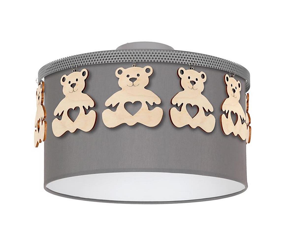 Milagro Dětský přisazený lustr BEAR 1xE27/60W/230V MI0549