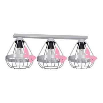 Dětský přisazený lustr KAGO 3xE27/60W/230V