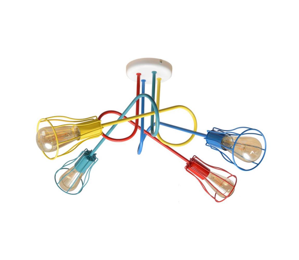 Helam Dětský přisazený lustr OXFORD 4xE27/60W/230V HE1027