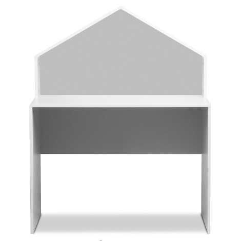 Dětský psací stůl MIRUM 126x100 cm bílá/šedá