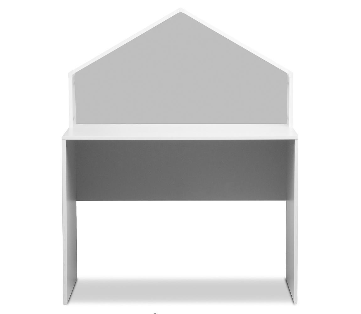 Konsimo Sp. z o.o. Sp. k. Dětský psací stůl MIRUM 126x100 cm bílá/šedá 