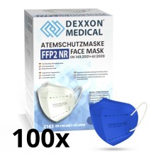 DEXXON MEDICAL Respirátor FFP2 NR Deep blue 100ks