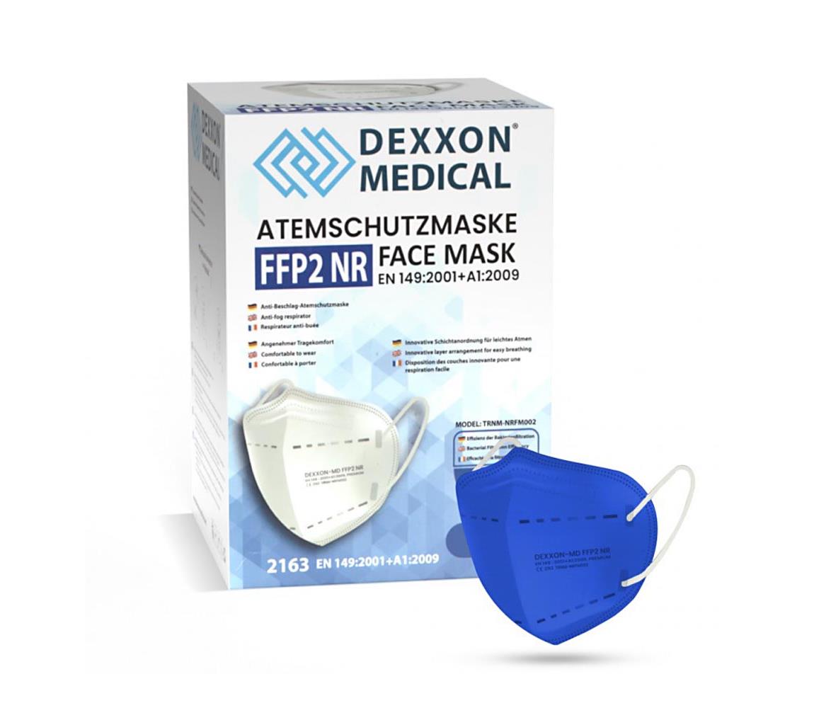 IMobily DEXXON MEDICAL Respirátor FFP2 NR Deep blue 1ks SL9983