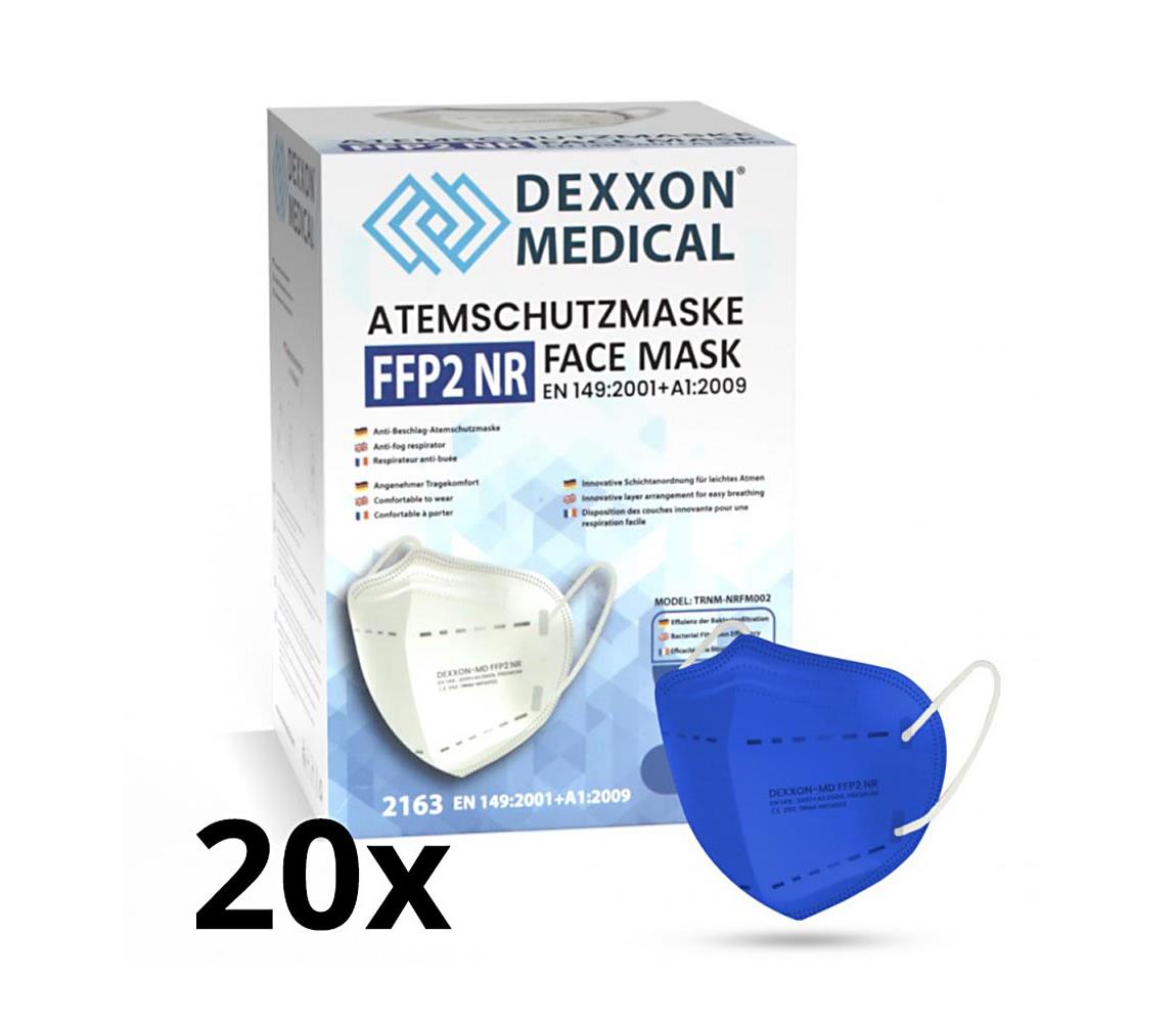 IMobily DEXXON MEDICAL Respirátor FFP2 NR Deep blue 20ks SL9983-20ks