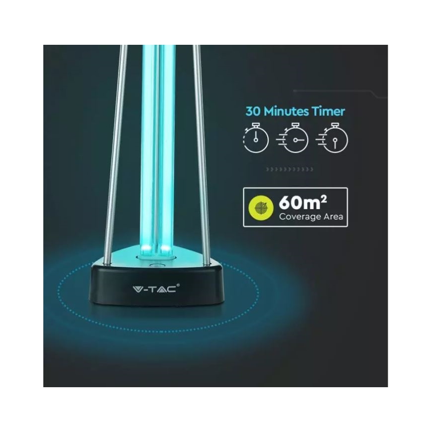 Dezinfekční germicidní lampa s ozonem UVC/38W/230V