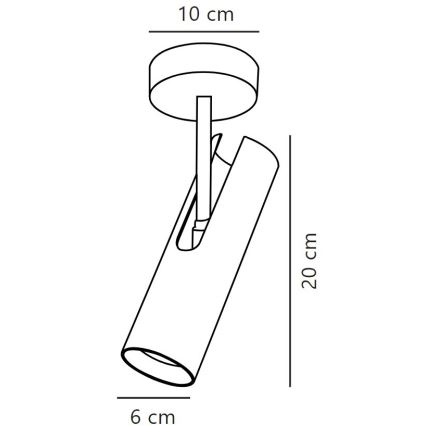 DFTP by Nordlux - Bodové svítidlo MIB 1xGU10/8W/230V bílá