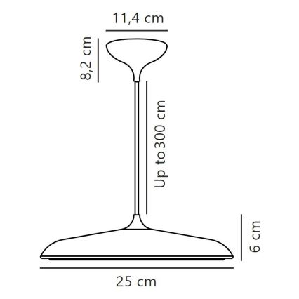 DFTP by Nordlux - LED Stmívatelný lustr na lanku ARTIST LED/14W/230V pr. 25 cm béžová