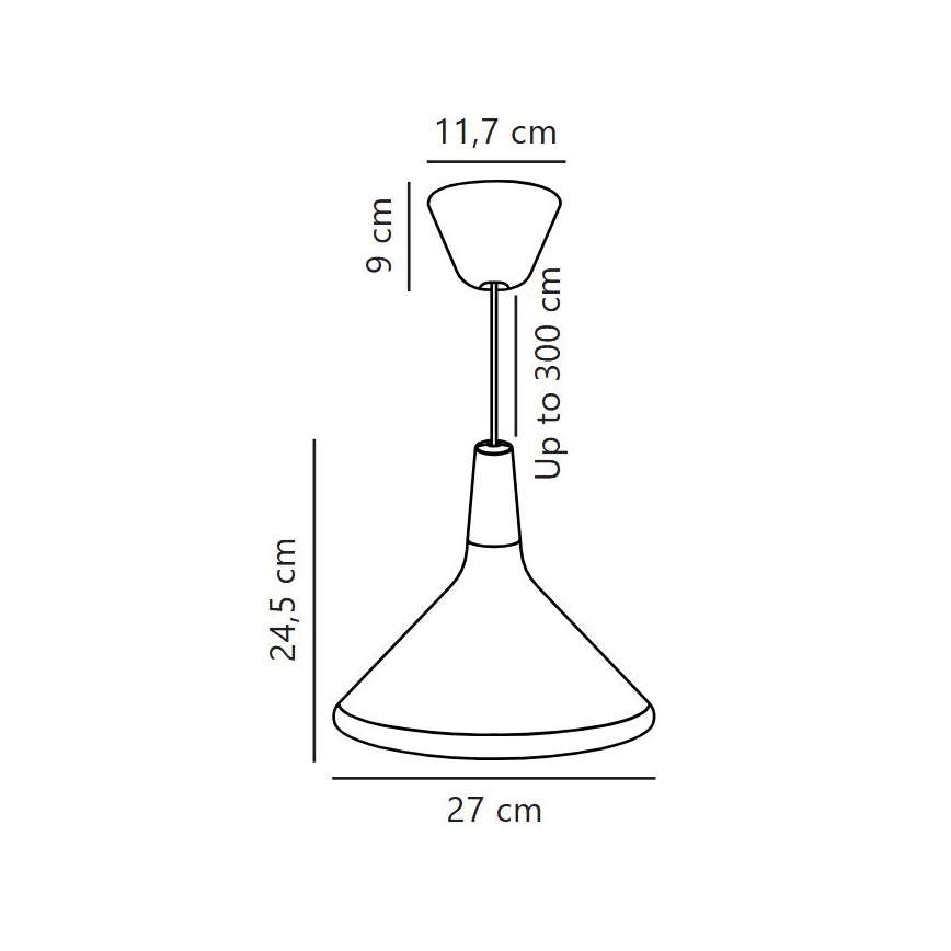 DFTP by Nordlux - Lustr na lanku NORI 1xE27/40W/230V