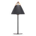 DFTP by Nordlux - Stolní lampa STRAP 1xE27/40W/230V černá