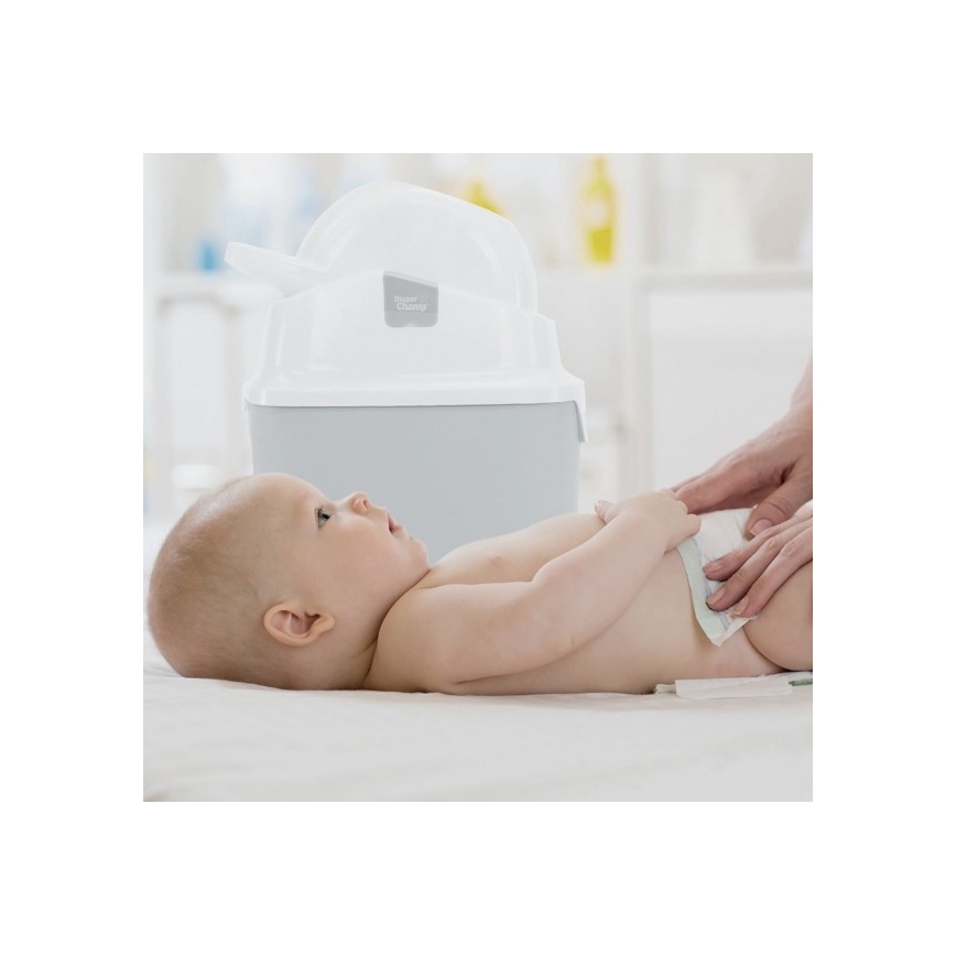 DiaperChamp - Koš na pleny ONE bílá