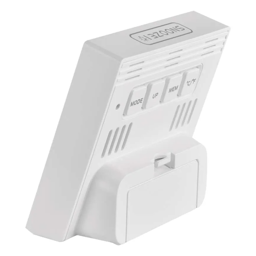 Digitálmí teploměr s vlhkoměrem 1xAA bílá