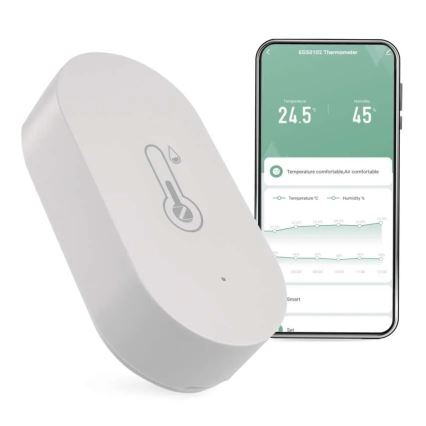 Digitální bezdrátový teploměr GoSmart 1×CR2032 Tuya