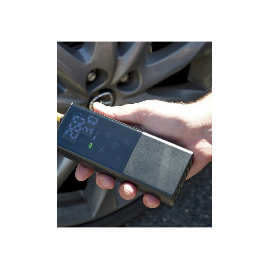Digitální kapesní kompresor 4000 mAh 5V černá