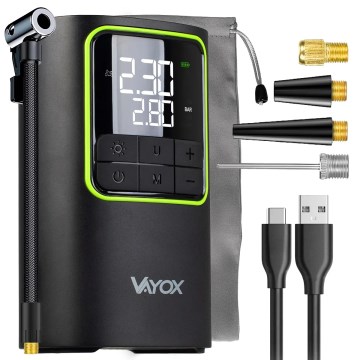 Digitální kapesní kompresor 5V 4000 mAh černá