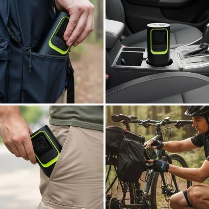 Digitální kapesní kompresor 5V 8000 mAh černá