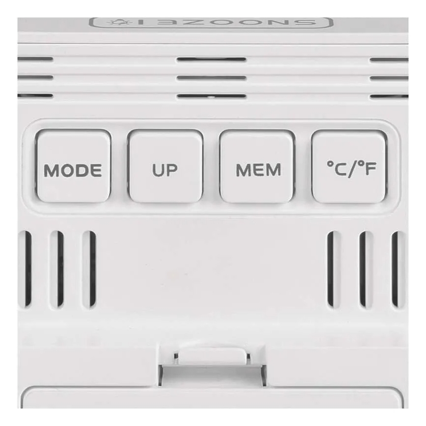 Digitální teploměr s vlhkoměrem 1xAA bílá