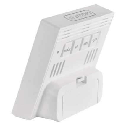 Digitální teploměr s vlhkoměrem 1xAA bílá