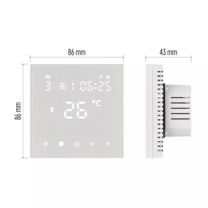 Digitální termostat pro podlahové topení GoSmart 230V/16A Wi-Fi Tuya