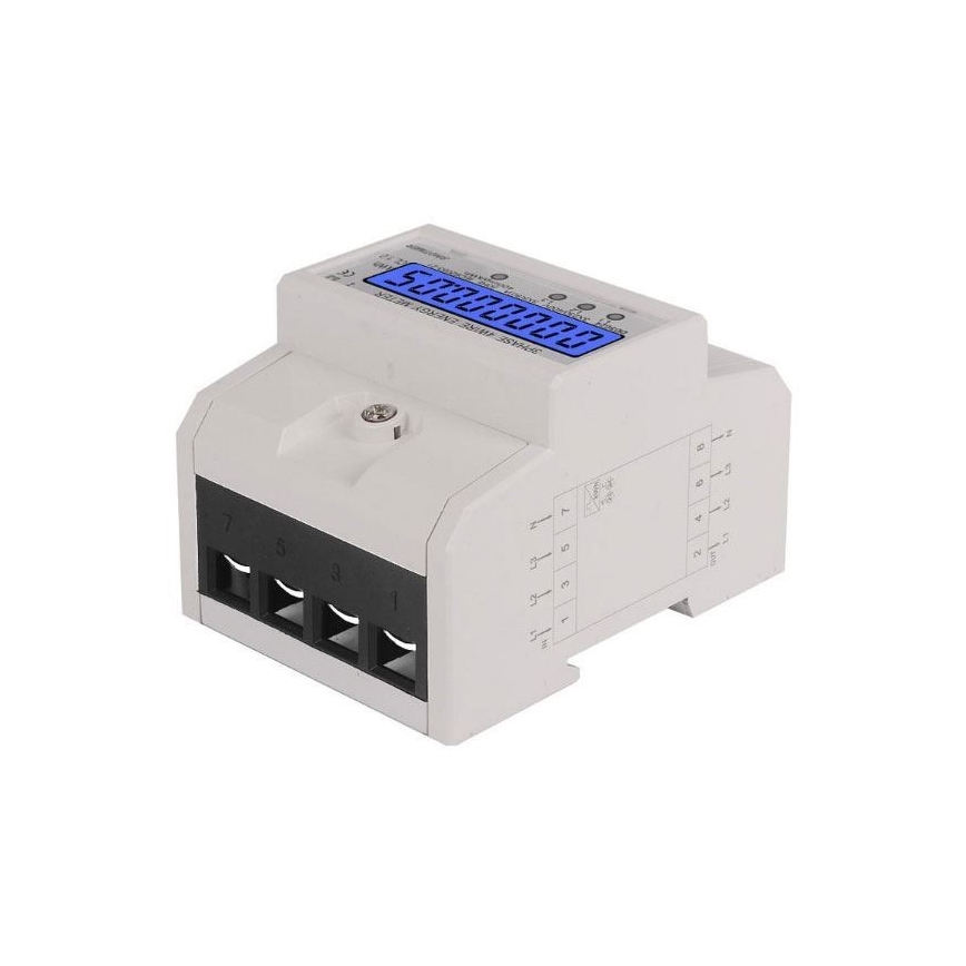Digitální třífázový elektroměr na DIN lištu DDS024