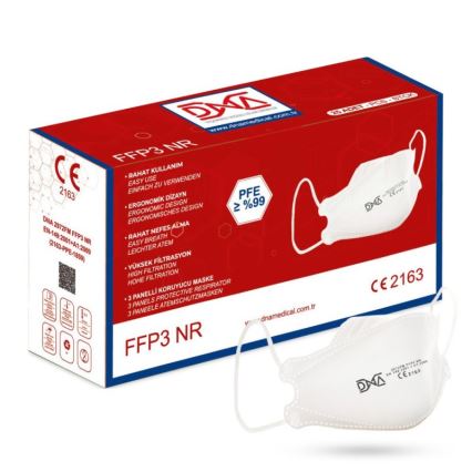 DNA respirátor FFP3 NR CE 2163 Medical 1ks