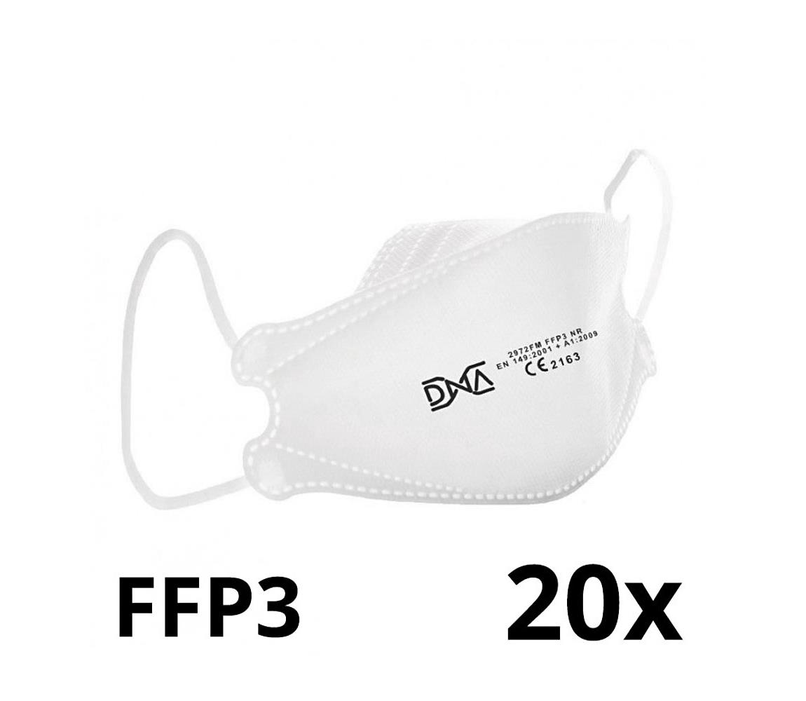 IMobily DNA respirátor FFP3 NR CE 2163 Medical 20ks SL9938-20ks